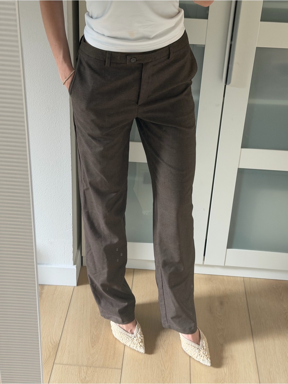 Na-kd Pants with wool